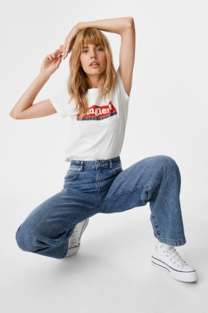 C&A Jinglers- Breda Leg Jeans Dam Blå | DBCMA-8597