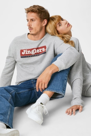 C&A Jinglers Gender Neutrala Tröjor Dam Ljusgrå | FIWYJ-3781