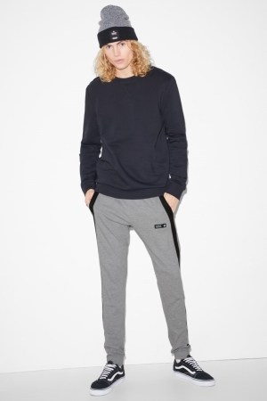 C&A Joggers Långbyxor Herr Grå | PQXAN-9687
