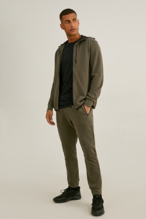 C&A Joggers Långbyxor Herr Gröna | EPAYV-8956