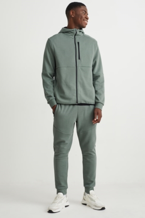 C&A Joggers Långbyxor Herr Gröna | RFTOD-1052