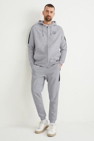 C&A Joggers Långbyxor Herr Ljusgrå | TKCIF-6810