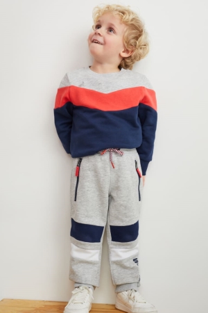 C&A Joggers Långbyxor Pojke Ljusgrå | TCNPH-3578