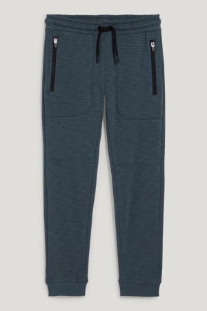 C&A Joggers Långbyxor Pojke Mörkblå | WVUTM-4692