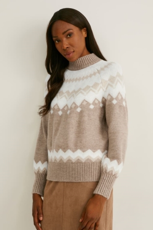 C&A Jumpers Dam Beige | TLBAI-0528