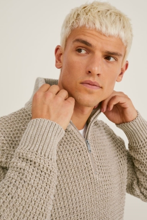C&A Jumpers Herr Beige | IRJFT-9428