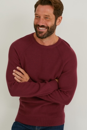 C&A Jumpers Herr Vinröda | EPQIB-5390