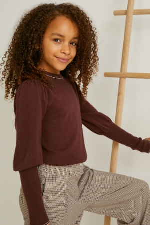 C&A Jumpers Tjej Mörkbruna | RQXIM-3640