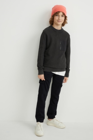 C&A Jumpers Tjej Svarta | BTOEI-4071