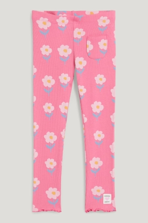 C&A Leggings Floral Långbyxor Tjej Rosa | ZAIKM-7210