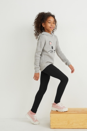C&A Leggings Långbyxor Tjej Svarta | RJYCE-2978