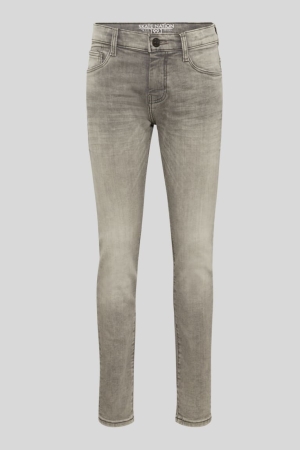 C&A Mager Jeans Pojke Blå Ljusgrå | VDBYS-0341