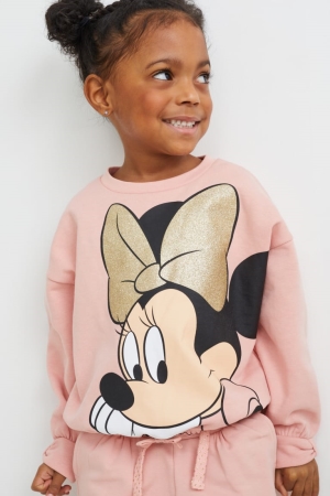 C&A Minnie Mouse Tröjor Tjej Rosa | VQLFX-4968