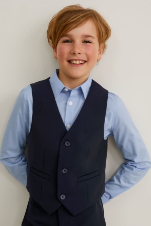 C&A Mix-and-match Suit Waistcoat Jacka Tjej Mörkblå | RVJGD-4259