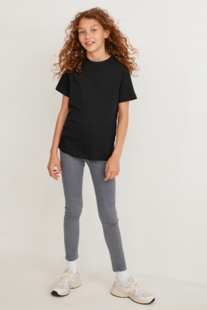 C&A Multipack Of 2 Jegging Jeans Tjej Blå Ljusgrå | AJRWX-1729
