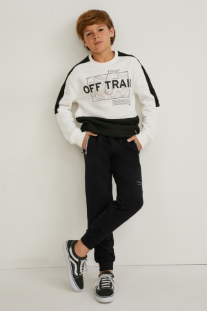 C&A Multipack Of 2 Joggers Långbyxor Pojke Svarta | DHLCJ-7901