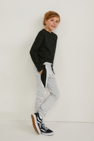 C&A Multipack Of 2 Joggers Långbyxor Pojke Svarta | QJVEY-4816