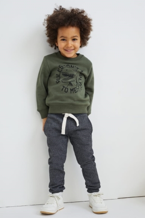 C&A Multipack Of 2 Joggers Långbyxor Pojke Grå | RBFJU-9410