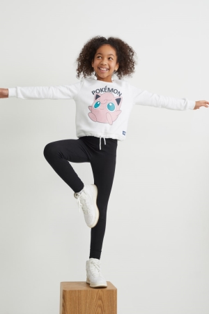 C&A Multipack Of 2 Leggings Långbyxor Tjej Svarta | VOZDK-2530
