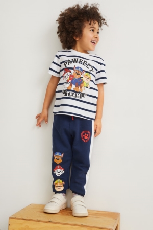 C&A Multipack Of 2 Paw Patrol Joggers Långbyxor Pojke Mörkblå | KXDNZ-9350