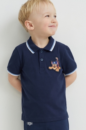 C&A Multipack Of 2 Paw Patrol Polo Skjorta Pojke Mörkblå | XQYNA-0327