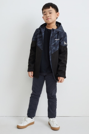 C&A Multipack Of 2 Slim Fit Långbyxor Pojke Blå Svarta | OSDXA-8519