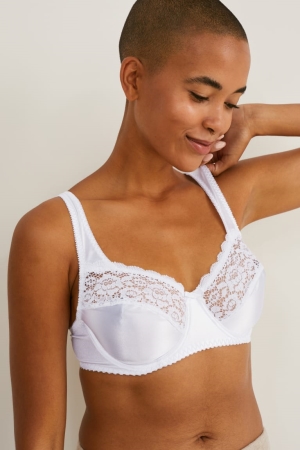 C&A Multipack Of 2 Underwire Bra Lycra® Underkläder Dam Vita | KUYOQ-2981