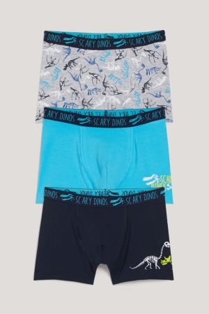 C&A Multipack Of 3 Boxer Underkläder Pojke Mörkblå | TFDMJ-5708