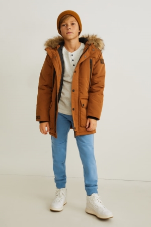 C&A Multipack Of 3 Joggers Långbyxor Pojke Blå Ljusblå | PZCLX-7692