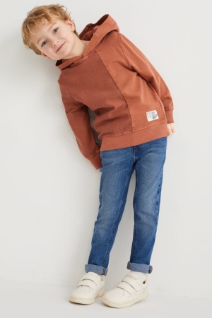 C&A Multipack Of 3 Mager Jeans Pojke Blå | VKOHM-5038