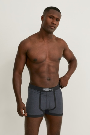 C&A Multipack Of 3 Trunks Seamless Lycra® Underkläder Herr Svarta | UJBOQ-2459