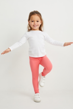 C&A Multipack Of 4 Leggings Långbyxor Tjej Ljusgrå | HKMCS-8465