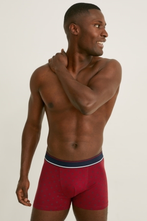 C&A Multipack Of 5 Trunks Lycra® Underkläder Herr Vinröda | ZALUQ-0685