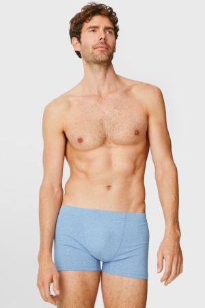 C&A Multipack Of 5 Trunks Organic Bomull Lycra® Underkläder Herr Blå | FRHUL-2638
