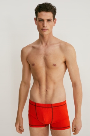 C&A Multipack Of 5 Trunks Organic Bomull Lycra® Underkläder Herr Multicoloured | UXBTP-5186