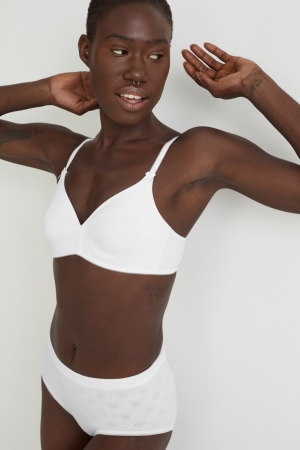 C&A Non-wired Bra Organic Bomull Underkläder Dam Vita | LUPVR-7210