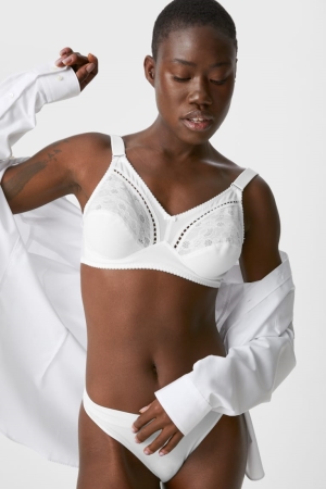 C&A Non-wired Minimiser Bra Underkläder Dam Vita | SAPIG-7546