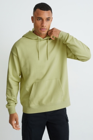 C&A Organic Bomull Tröjor Herr Ljusgröna | TACYB-4218