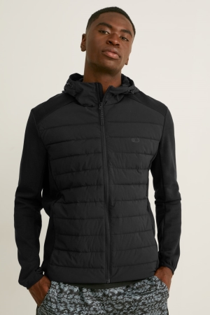 C&A Outdoor With Hood Jacka Herr Svarta | HPCVU-7653