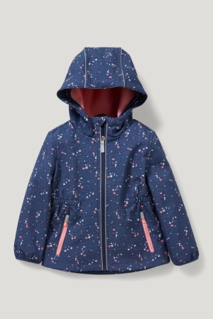 C&A Outdoor With Hood Jacka Tjej Mörkblå | ZKSGL-3178