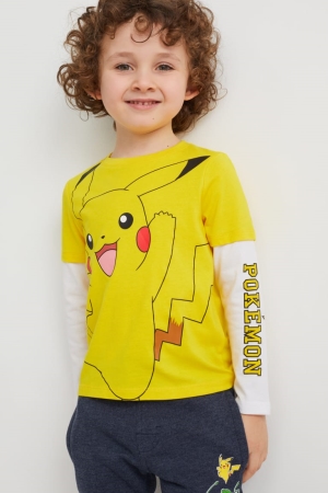 C&A Pokémon Long Sleeve Blast Pojke Gula | VCUEP-0439