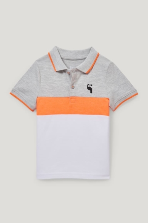 C&A Polo Skjorta Pojke Ljusgrå | WUCQZ-0564