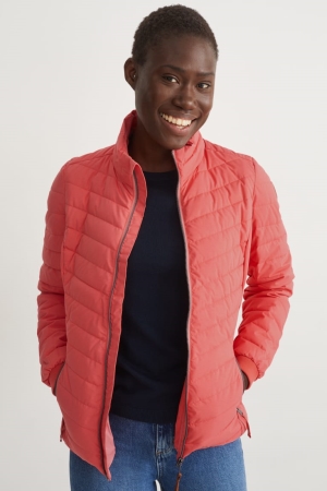C&A Quiltad Jacka Dam Rosa | DKWOC-3718