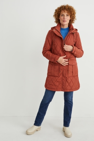 C&A Quiltad With Hood Bionic-finish®eco Rockar Dam Bruna | XISUB-7543
