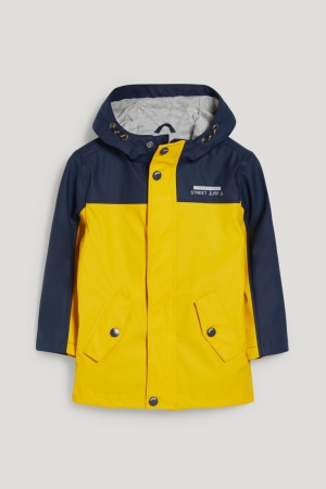 C&A Rain With Hood Jacka Tjej Gula | SNBAR-0684