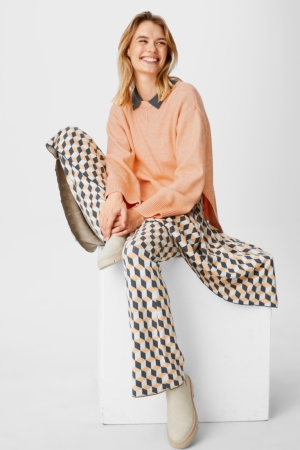 C&A Recycled Jumpers Dam Aprikos | SDYVC-2943