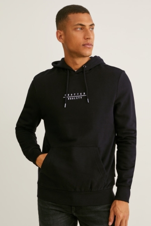 C&A Recycled Tröjor Herr Svarta | PJXOR-7450