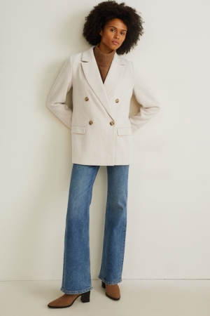 C&A Regular Fit Blazers Dam Beige | CYFTA-5048