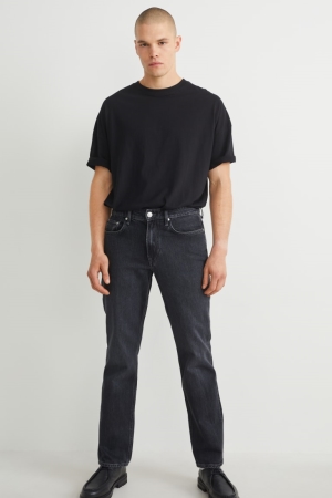 C&A Regular Jeans Herr Blå Mörkgrå | PAWFZ-9182
