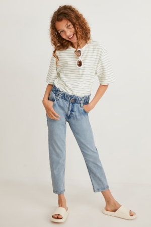 C&A Regular Jeans Tjej Blå | PFCHA-9781